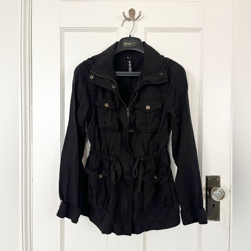 Lord & Taylor | DESIGN LAB | Black Utility Jacket